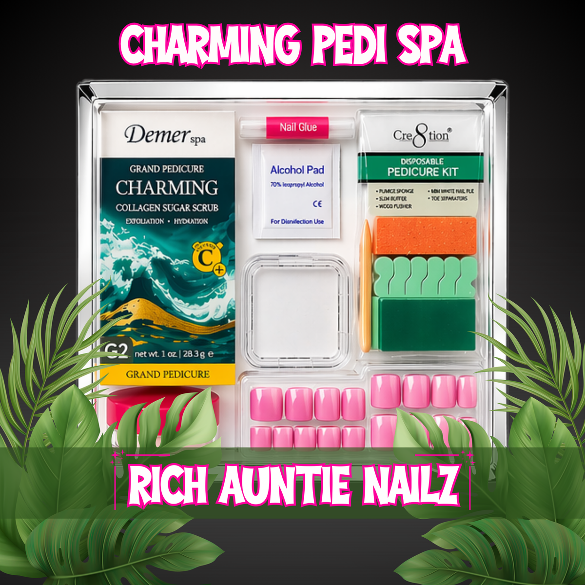 Spa Add-on Spa Deluxe 4-in-1 Pedi-in-a-Box,